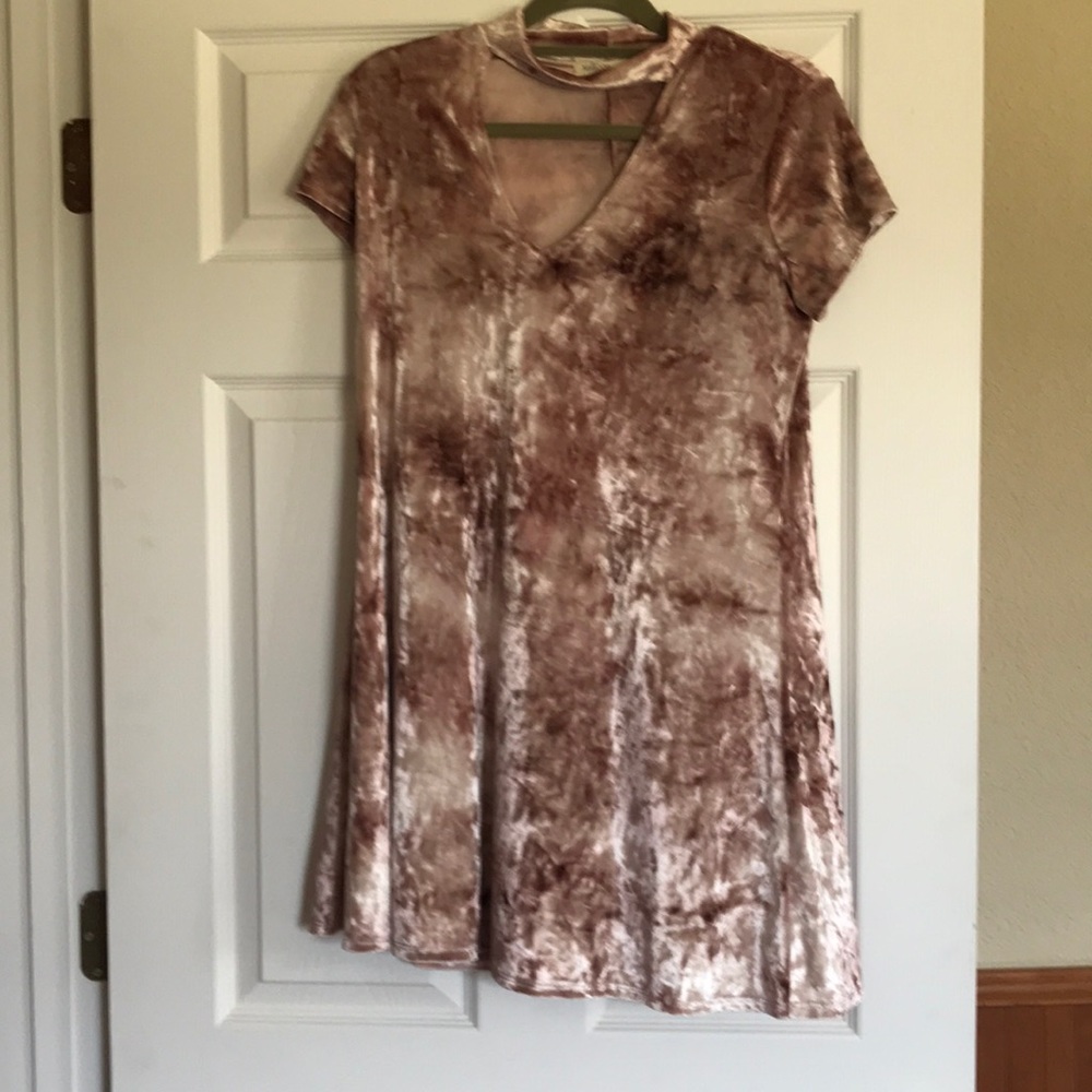 Velour dress